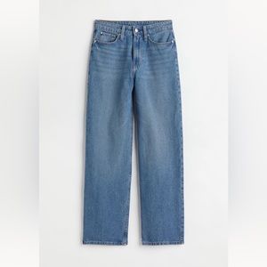 NEW! Womens H&M Loose Straight High Jeans